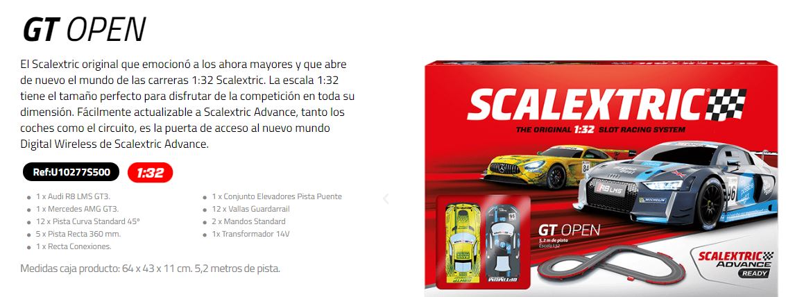 Circuitos discount scalextric original